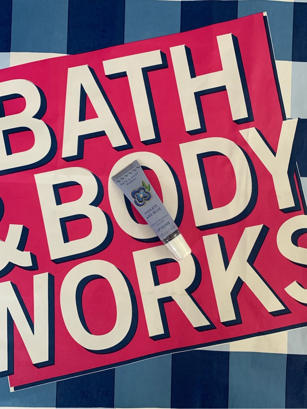 NWT Bath & Body Works Violets Are Blue Lip Gloss